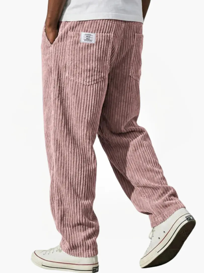 Cazel | Pantalon en velours côtelé à taille élastique pour homme