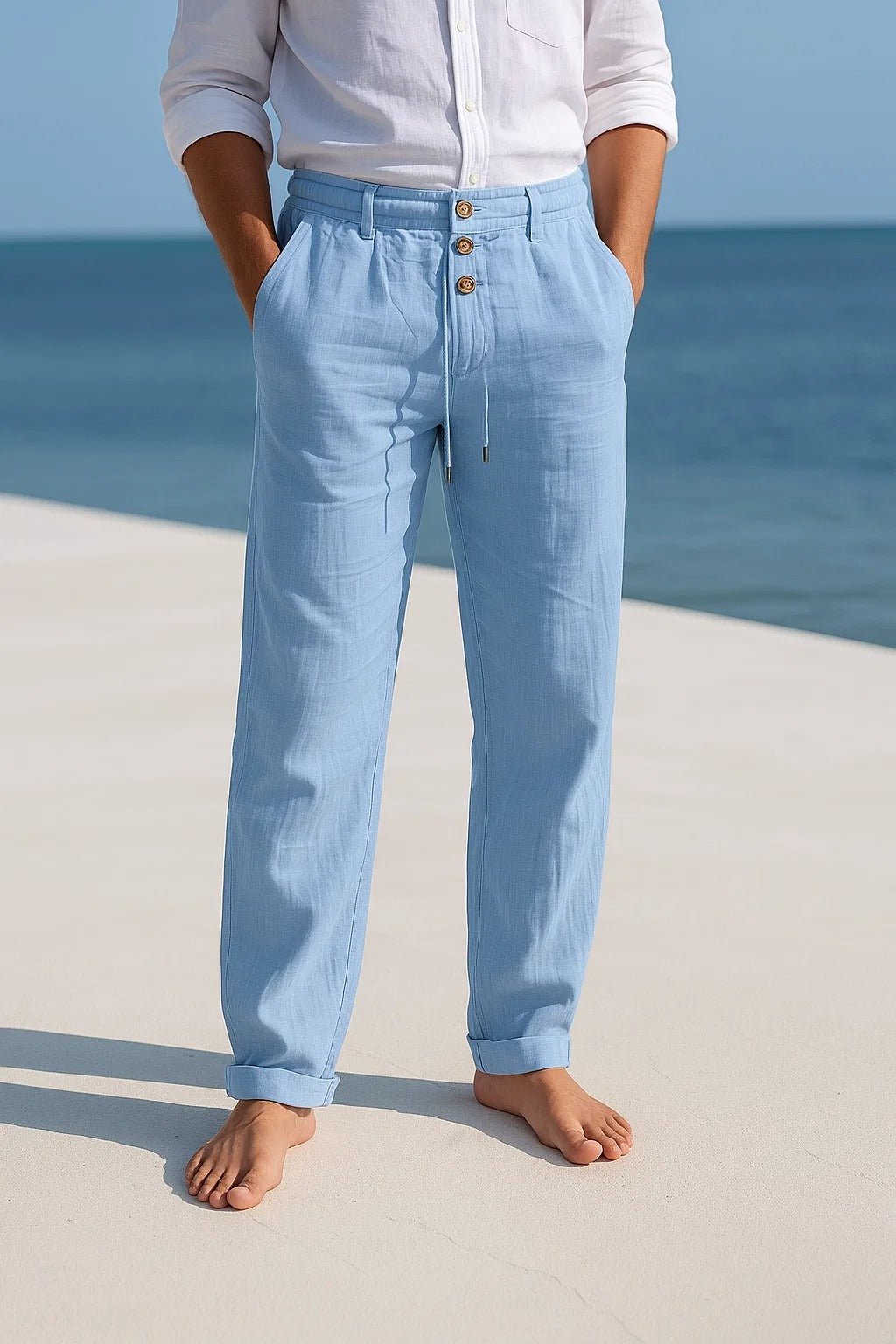 Cazel | Pantalon d'été léger en lin
