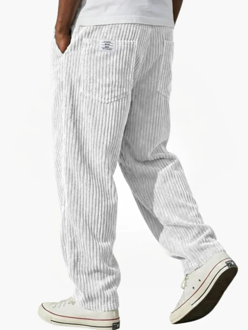 Cazel | Pantalon en velours côtelé à taille élastique pour homme