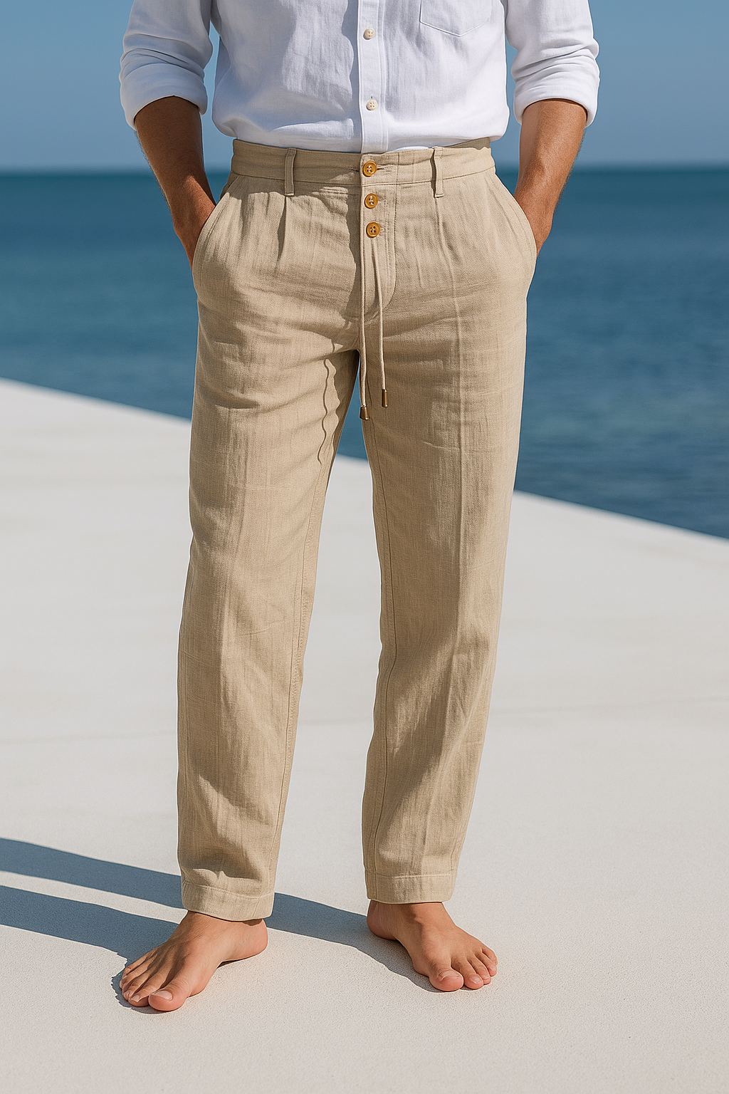 Cazel | Pantalon d'été léger en lin