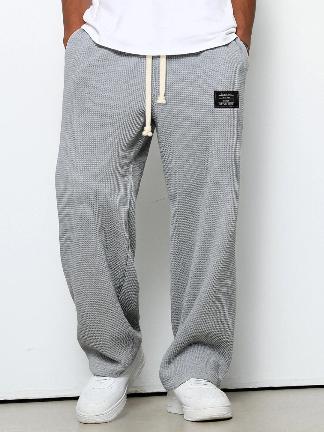 Cazel | Pantalon ample à motif gaufré nid d'abeille