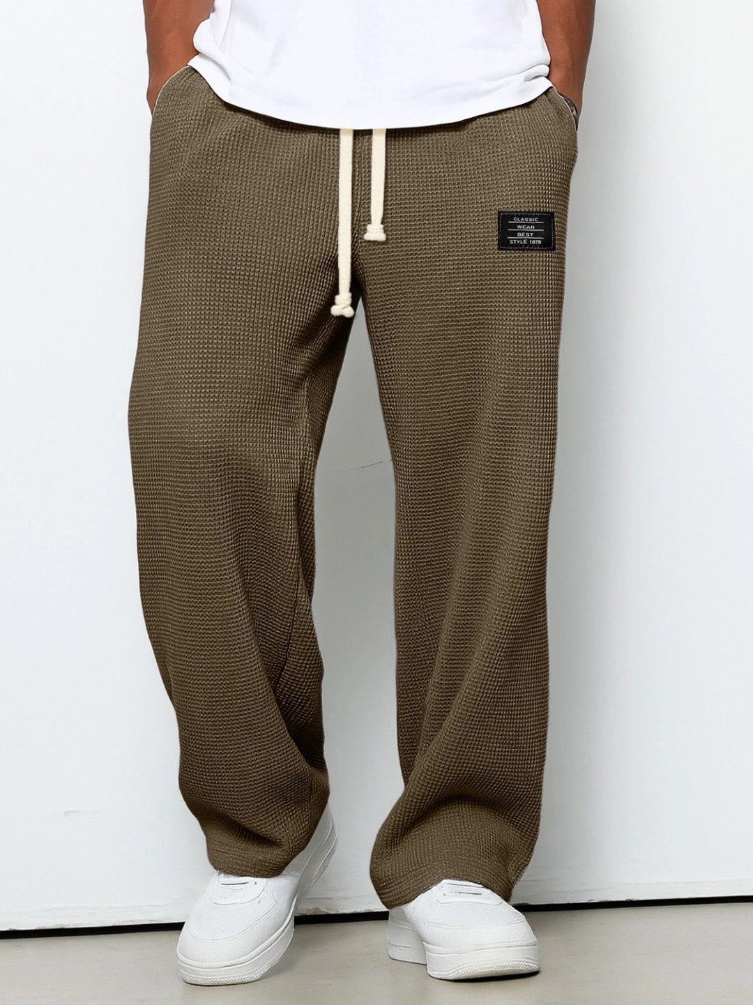 Cazel | Pantalon ample à motif gaufré nid d'abeille