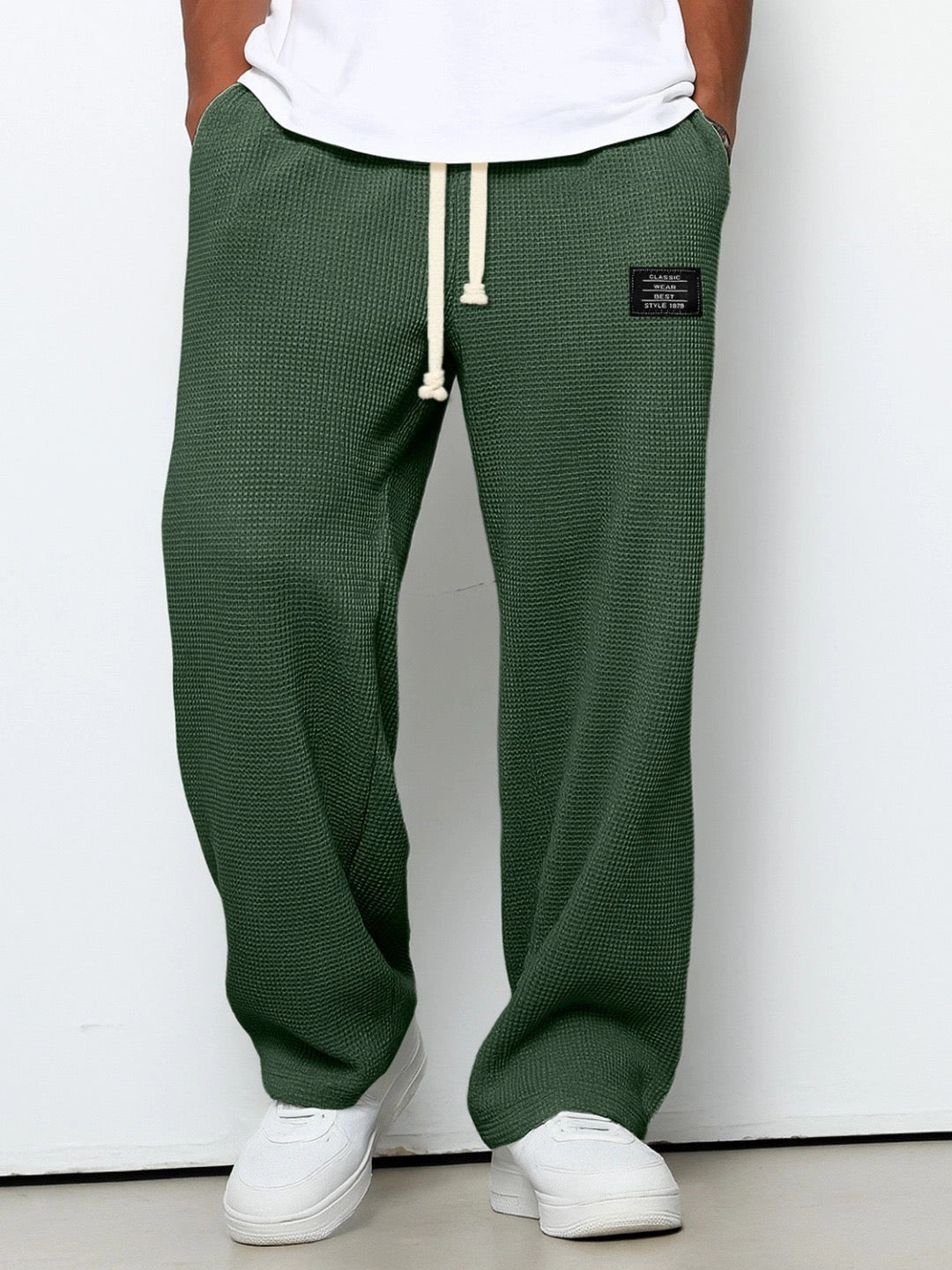 Cazel | Pantalon ample à motif gaufré nid d'abeille