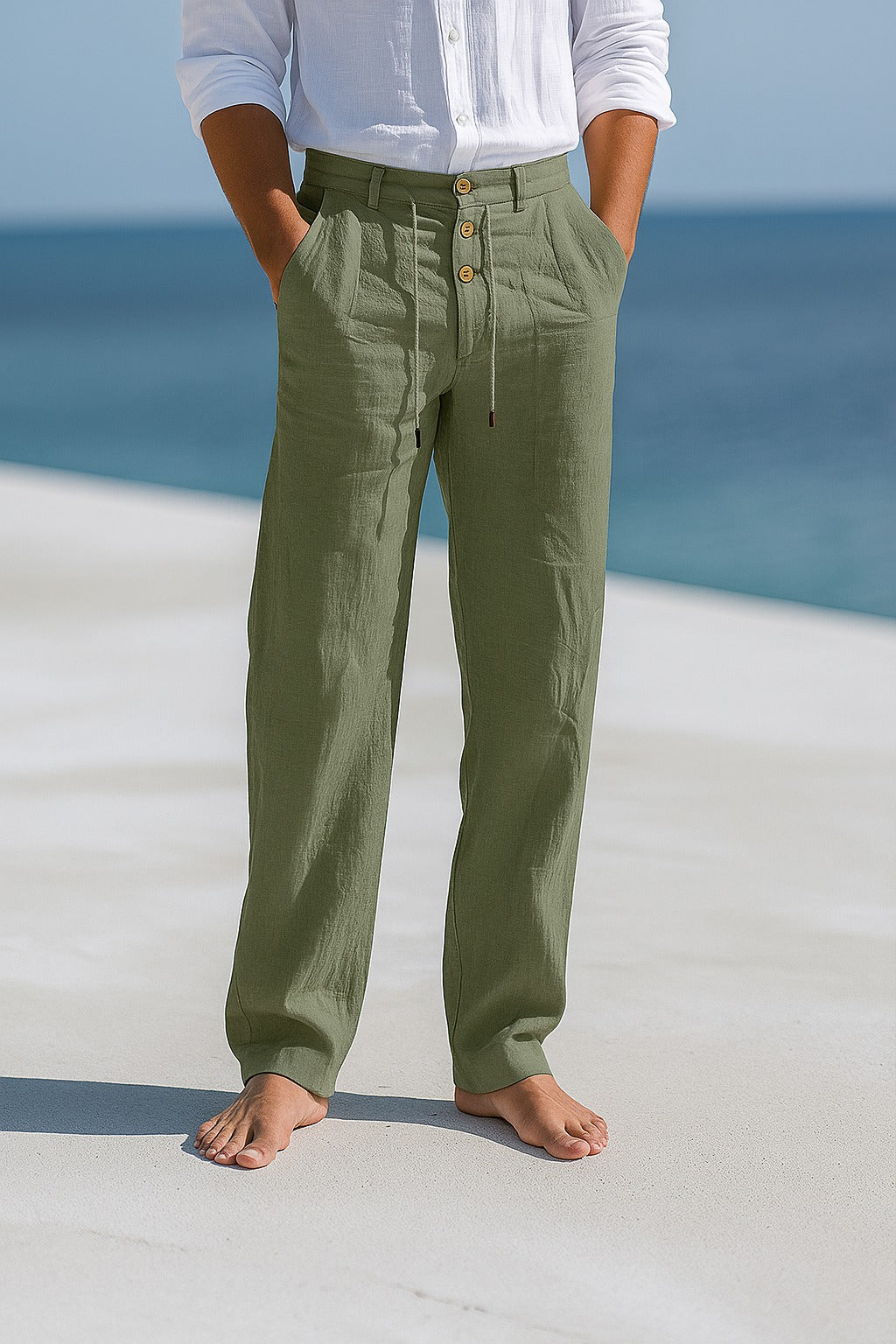 Cazel | Pantalon d'été léger en lin
