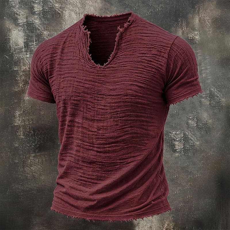 Cazel | T-shirt vintage à col V